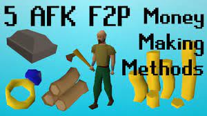 You can make money through combat, via resource gathering or use your crafting and your mining level increases with time and at level 41, you can get a rune pickaxe which is the best one in f2p. Osrs 5 Afk F2p Low Requirement Money Making Methods Youtube