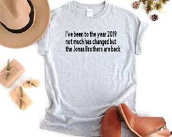 Jonas Brothers Shirt Etsy Jonas Brothers Concert Shirts Brothers Shirts