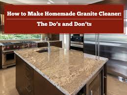 Removing stains from granite countertops. Diy Homemade Granite Cleaner Lesher Natural Stone