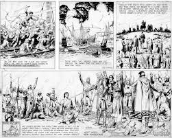 am 29 januar 1938 wurde prinz eisenherz zum ritter geschlagen art artist comic strip art