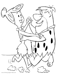 Coloring is even more fun when you can color in your favorite cartoon characters! Flintstones Color Page Cartoon Characters Coloring Pages Color Plate Coloring Sheet Printable Coloring P Cartoon Coloring Pages Coloring Books Coloring Pages