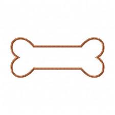 See It All Dog Bone Applique Embroidery Boutique Dog Template Dog Bone Paw Template