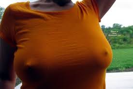 Hard Nipples Poking Through Shirt