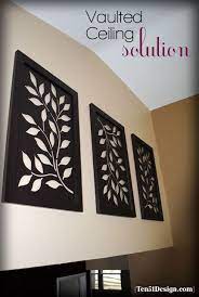 Decor For Vaulted Ceiling Vaulted Ceiling Decor Vaulted Ceiling Living Room Tall Wall Decor