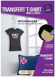 Ne dessinez pas des yeux trop grands et essayez d'espacer les. Avery Transferts T Shirt Noir Papier Pour Imprimante Achat Prix Fnac