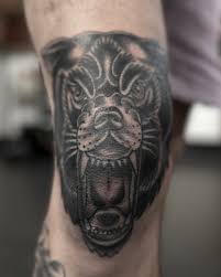 Custom Wild Moose for @caleb.gabriele.11 Getting close to complete his leg  sleeve. Thanks for the trust like always. • Done at  @outdoortraditionstattoo • #angelopeztattoos