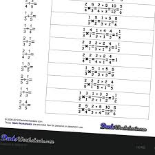 Math Worksheets Fraction Division Free Printable Math Worksheets Fractions Worksheets Math Facts Addition