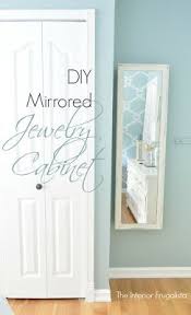 A wide variety of wall mounted mirror jewelry cabinet options are available to you, such as general use, design style, and wood style. Diy Mirrored Jewelry Cabinet For The Crown Jewels The Interior Frugalista Mirror Jewelry Storage Mirror Jewellery Cabinet Jewelry Cabinet