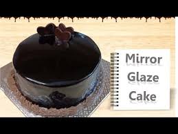 Heat the mixture over high heat until boiling and allow to boil for a. Chocolate Mirror Glaze Cake In Convection Oven Chocolate Cake In Tamil Soft And Moist Chocolate Cak Youtube