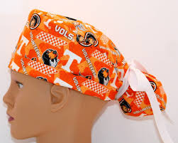 Smokey Ponytail Surgical Scrub Cap 2128