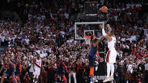 It might be inspired by a super sick edit of drose's buzzer beater against the cavs to the intro of dark fantasy. Damian Lillard Hits Epic Game Winner April 23 2019 Youtube