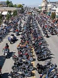 The Hollister Motorcycle Rally Is On Motorcycle Rallies Sturgis Motorcycle Rally Biker Rallies