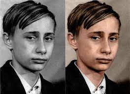 Photos from the childhood and youth of vladimir putin •••. A Young Vladimir Putin Colorization
