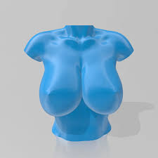 👤 Bust Big tits・ STL File for 3D printing・Cults