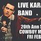 Live Karaoke Band 20th Ann Show at Cowboy Monkey