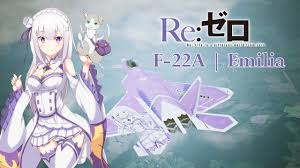 Tank, girls und panzer, nishizumi miho, panzer iv, anime girls. F 22a Emilia Modded Re Zero Skin Ace Combat 7 Youtube