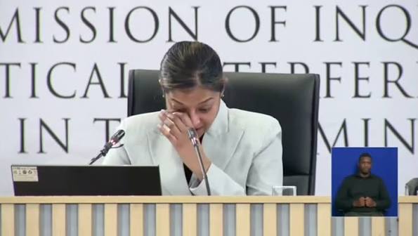 Adv Drushantha Ramsamy in an emotional moment during her testimony today. 5  Aug 2026, ##newsnexussa #news | News Nexus SA | Facebook