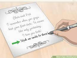 When coming up with what to say in a wedding card, don't write a novel. Wedding Wishes For Cards Examples
