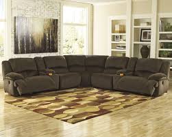 Toletta 7 Piece Reclining Sectional Chocolate Reclining Sectional With Chaise Sectional Sofa With Recliner Sectional Sofa With Chaise