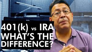 what is the difference between ira and 401k?