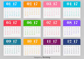 Calendario blu per l'anno 2017 in formato vettoriale. Modello Di Calendario 2017 Vettoriale 135392 Scarica Immagini Vettoriali Gratis Grafica Vettoriale E Disegno Modelli