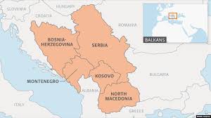 This map shows a combination of political and physical features. File Montenegro Bosnia And Herzegovina North Macedonia Serbia Kosovo Map Png Global Informality Project