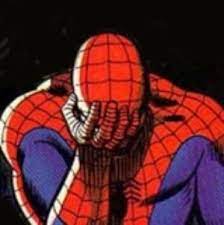 Sad Spiderman Blank Meme Template Memetheworld