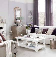 The Interior Living Area In A Contemporary Style Purple Living Room Mauve Living Room Living Room Grey