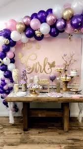 Butterfly Baby Shower Ideas Butterfly Baby Shower Butterfly Its A Girl Www Sugarpartiesla Baby Shower Purple Girl Baby Shower Decorations Butterfly Baby Shower