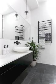 A monochrome bathroom scheme can be light or dark, subtle or bold, plain or patterned. Elegant Black And White Bathroom Ideas White Bathroom Designs Bathrooms Remodel Minimal Bathroom
