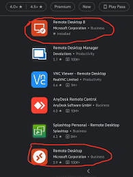 Windows 10, windows 8.1, windows server 2019, windows server 2016, windows server 2012 r2 you can control a remote pc by using a microsoft remote desktop client. Difference Between The 2 Clients In The Play Store Microsoft Q A