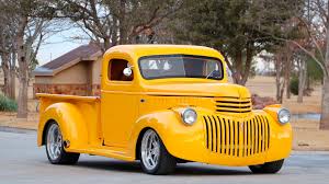 Image result for Chrome Yellow 1946 Truck