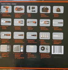 I am featuring the black & decker 20v ldx120pk 68 pc tool kit. 20v Max Lithium Drill Household Tool Kit Black Decker