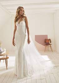 10 Pin Worthy Wedding Dresses You Need To Try On Right Now Ruffled Flirty Wedding Dress Affordable Bridal Gowns Wedding Dresses