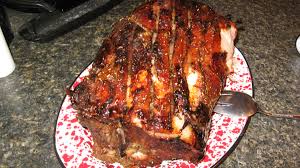 Prepare a paste by mincing five or six cloves of garlic, then drag your knife across the minced garlic, pressing and pushing down firmly with. Pork Loin Roast With Brine Marinade And Rosemary Rub Recipe Delishably Food And Drink