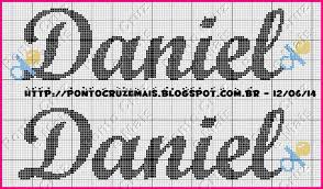 Las letras del alfabeto o abecedario son 27 desde el año 2010 y el número es el mismo para todos los países de habla española. Daniel Com Letras Cursivas Pesquisa Google Alfabeto Ponto Cruz Letras Em Ponto Cruz Ponto Cruz