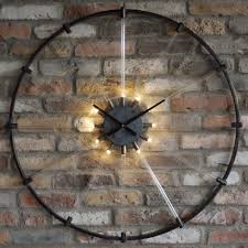 Light Up Clock Home Accessories Wall Clocks