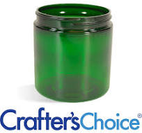 08 oz Green Basic Plastic Jar - 70/400(1 Jars)