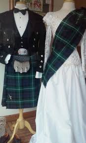 Scotish Wedding Bridal Sash Dress Bodice Needs Updating For A Younger Modern Bride Scottish Wedding Dresses Scottish Clothing Tartan Wedding
