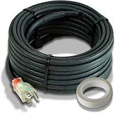 Cut the ends acordingly and tape them for an air tight seal. Heat Cable For Pipe Freeze Protection 3 Feet With Built In Thermostat And 16 Feet Of High Temp Installation Tape Heavy Duty Self Regulating 120 Volt Amazon Com