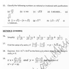 Example 10 - Find An Irrational Number Between 1/7 & 2/7