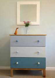 Ikea Hack Tarva Three Drawer Dresser Painted In Farrow And Ball Estate Emulsion Blue Stone Borro Ikea Tarva Dresser Furniture Makeover Three Drawer Dresser