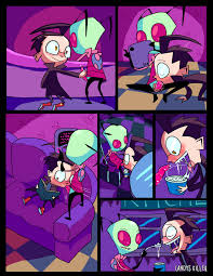 Post 2781455: candys-killer comic Dib_Membrane Invader_Zim Irken Zim