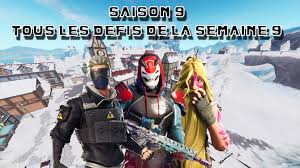 Fortnite fortnite game mechanics funny moments codecreateurdjackby9. Fortnite Saison 9 Tous Les Defis De La Semaine Passe De Combat S9