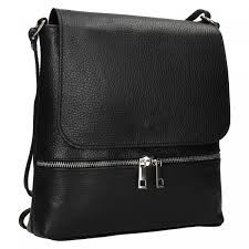 Dámská kožená crosbody kabelka Italia Linda