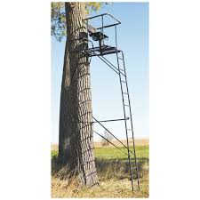 It deploys fast, fits any tree stand or tripod stand shooting rail, and vine helps control scent. Big Game Infinity 16 Ladder Tree Stand 229430 Ladder Tree Stands At Sportsman S Guide