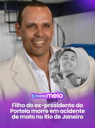 😢 Daniel Guimarães Vieira Souza, de 25 anos, filho de Marcos Falcon,  ex-presidente da Portela a$$4ssinado em 2016, morreu na madrugada de sábado  (04) após um grave acidente de moto na Estrada