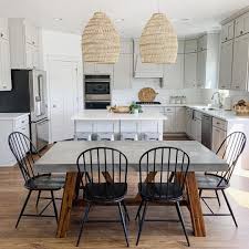 Downeast Home On Instagram Which Do You Prefer The Woven Or The Black Light Fixtures Design Life Withles Fea Home Dining Table Black Light Fixture