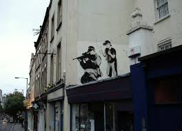 According to hattenstone, anonymity is vital to him because graffiti is illegal. Banksy Simple English Wikipedia The Free Encyclopedia