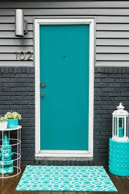 Changing your front door colour is an easy project with a dramatic impact on your curb appeal. Turquoise And Blue Front Doors With Paint Colors House Of Turquoise